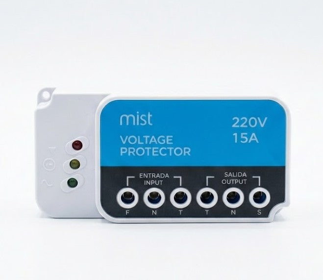 Protector de Voltaje Para Equipos de 220V  Mist MST-PV220-C-15A