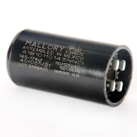 CAPACITOR 145-174MF 110V MALLORY CAP145A110M