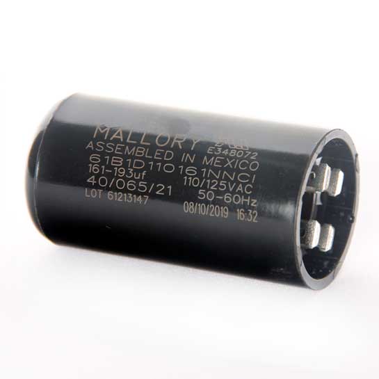 CAPACITOR 161-193MF 110V MALLORY CAP161A110M