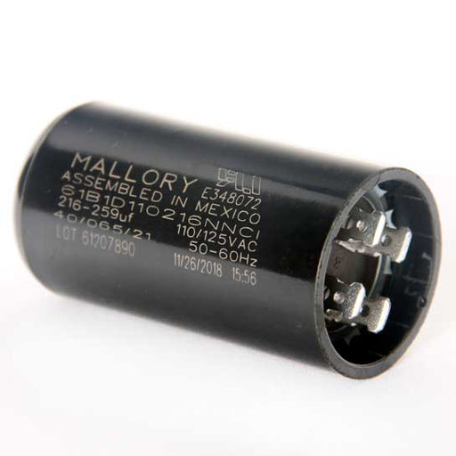 CAPACITOR 216-259MF 110V MALLORY CAP216A110M