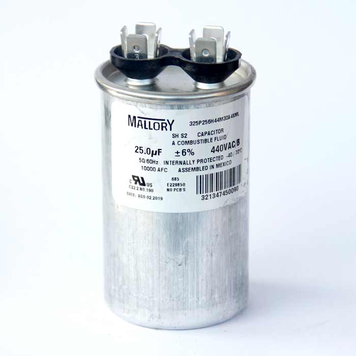 CAPACITOR MARCHA 25MF 440V MALLORY CAP25M440M