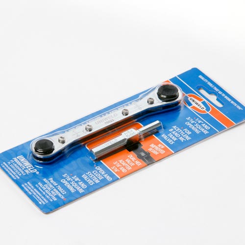 Clé à Cliquet Réversible Uniweld 70022 - Pour Réservoirs De Gaz B Et MC (acétylène), Outil Professionnel Neuf